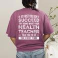 Health Teacher Tshirt Appreciation For Men Women Women's Comfort Colors T-Shirt Back Print Berry