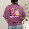 Hello 3rd Third Grade Back To School Pink Leopard Teacher Women's Comfort Colors T-Shirt Back Print Berry Hello 3rd Third Grade Back To School Pink Leopard Teacher Women's Comfort Colors T-Shirt Back Print Berry