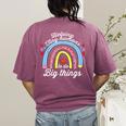 Helping Tiny Humans To Do Big Things Teacher Women Women's Comfort Colors T-Shirt Back Print Berry Helping Tiny Humans To Do Big Things Teacher Women Women's Comfort Colors T-Shirt Back Print Berry
