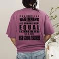 High School Teacher Personalized Women's Comfort Colors T-Shirt Back Print Berry High School Teacher Personalized Women's Comfort Colors T-Shirt Back Print Berry
