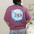 Ice Halloween Pun Costume Easy Lazy Team Group Teacher Women's Comfort Colors T-Shirt Back Print Berry Ice Halloween Pun Costume Easy Lazy Team Group Teacher Women's Comfort Colors T-Shirt Back Print Berry