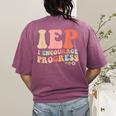 IEP I Encourage Progress Special Education Teacher Graphics Women's Comfort Colors T-Shirt Back Print Berry IEP I Encourage Progress Special Education Teacher Graphics Women's Comfort Colors T-Shirt Back Print Berry