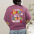 I'm Not Short I'm A Pre-K Teacher Size Back To School Women's Comfort Colors T-Shirt Back Print Berry I'm Not Short I'm A Pre-K Teacher Size Back To School Women's Comfort Colors T-Shirt Back Print Berry