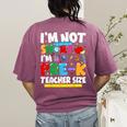 I'm Not Short I'm Pre-K Teacher Size Back To School Teacher Women's Comfort Colors T-Shirt Back Print Berry I'm Not Short I'm Pre-K Teacher Size Back To School Teacher Women's Comfort Colors T-Shirt Back Print Berry