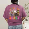 Inclusion Isnt Scary Halloween Skeleton Ghost Sped Teacher Women's Comfort Colors T-Shirt Back Print Berry Inclusion Isnt Scary Halloween Skeleton Ghost Sped Teacher Women's Comfort Colors T-Shirt Back Print Berry