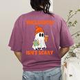 Inclusion Isn't Scary Shirt Halloween SLP Sped Teacher Women's Comfort Colors T-Shirt Back Print Berry