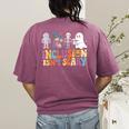Inclusion Isn't Scary SLP Halloween Sped Teacher Women's Comfort Colors T-Shirt Back Print Berry Inclusion Isn't Scary SLP Halloween Sped Teacher Women's Comfort Colors T-Shirt Back Print Berry