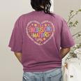 Inclusion Matters Special Education Teacher Autism Awareness Women's Comfort Colors T-Shirt Back Print Berry Inclusion Matters Special Education Teacher Autism Awareness Women's Comfort Colors T-Shirt Back Print Berry