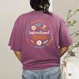 Instructional Coach Back To School Teacher Women's Comfort Colors T-Shirt Back Print Berry Instructional Coach Back To School Teacher Women's Comfort Colors T-Shirt Back Print Berry