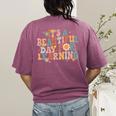 It's a Beautiful Day For Learning Teacher Students Men Women Women's Comfort Colors T-Shirt Back Print Berry It's a Beautiful Day For Learning Teacher Students Men Women Women's Comfort Colors T-Shirt Back Print Berry