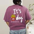 It's Fry Day Teacher Life Women's Comfort Colors T-Shirt Back Print Berry It's Fry Day Teacher Life Women's Comfort Colors T-Shirt Back Print Berry