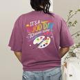 It's A Good Day To Make Some Art Artist Drawing Teacher Women's Comfort Colors T-Shirt Back Print Berry It's A Good Day To Make Some Art Artist Drawing Teacher Women's Comfort Colors T-Shirt Back Print Berry