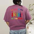 Its Okay To Feel All The Feels Mood Color Crayons Teacher Women's Comfort Colors T-Shirt Back Print Berry Its Okay To Feel All The Feels Mood Color Crayons Teacher Women's Comfort Colors T-Shirt Back Print Berry