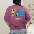 K Is For Kindergarten Teacher Tie Dye Back To School Kinder For Men Women Girls Kids Women's Comfort Colors T-Shirt Back Print Berry