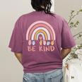 Be Kind ASL Sign Language Deaf SPED Teacher Kids Men Women Women's Comfort Colors T-Shirt Back Print Berry Be Kind ASL Sign Language Deaf SPED Teacher Kids Men Women Women's Comfort Colors T-Shirt Back Print Berry