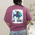Be Kind Rainbow Fish Teacher Life Back To School Teaching Men Women Women's Comfort Colors T-Shirt Back Print Berry Be Kind Rainbow Fish Teacher Life Back To School Teaching Men Women Women's Comfort Colors T-Shirt Back Print Berry