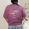 Kindergarten Crew Funy Back To School Teachers Kids Students Women's Comfort Colors T-Shirt Back Print Berry Kindergarten Crew Funy Back To School Teachers Kids Students Women's Comfort Colors T-Shirt Back Print Berry