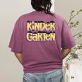 Kindergarten Pencil First Day Of School Teacher Toddler Kids Women's Comfort Colors T-Shirt Back Print Berry Kindergarten Pencil First Day Of School Teacher Toddler Kids Women's Comfort Colors T-Shirt Back Print Berry