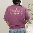 Kindergarten Squad Teachers Kids Kindergarten Back To School Women's Comfort Colors T-Shirt Back Print Berry Kindergarten Squad Teachers Kids Kindergarten Back To School Women's Comfort Colors T-Shirt Back Print Berry