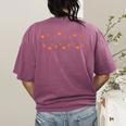 Kindergarten Teacher Pumpkin Autumn Leaves Kinder Team Fall Women's Comfort Colors T-Shirt Back Print Berry Kindergarten Teacher Pumpkin Autumn Leaves Kinder Team Fall Women's Comfort Colors T-Shirt Back Print Berry