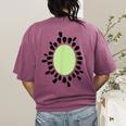 Kiwi Easy Costume Halloween Fruit Lover School Teacher Fun Women's Comfort Colors T-Shirt Back Print Berry Kiwi Easy Costume Halloween Fruit Lover School Teacher Fun Women's Comfort Colors T-Shirt Back Print Berry
