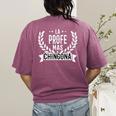 La Profe Mas Chingona Spanish Female Teacher Women's Comfort Colors T-Shirt Back Print Berry La Profe Mas Chingona Spanish Female Teacher Women's Comfort Colors T-Shirt Back Print Berry
