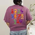 Learning Math Numbers Counting Back To School Teacher For Men Women Girls Kids Women's Comfort Colors T-Shirt Back Print Berry Learning Math Numbers Counting Back To School Teacher For Men Women Girls Kids Women's Comfort Colors T-Shirt Back Print Berry