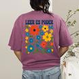 Leer Es Poder Cute Floral Boho Spanish Teacher Reading Women's Comfort Colors T-Shirt Back Print Berry Leer Es Poder Cute Floral Boho Spanish Teacher Reading Women's Comfort Colors T-Shirt Back Print Berry
