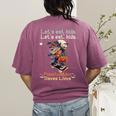 Let's Eat Kids Grammar Werewolf Halloween Teacher Women's Comfort Colors T-Shirt Back Print Berry Let's Eat Kids Grammar Werewolf Halloween Teacher Women's Comfort Colors T-Shirt Back Print Berry