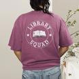 Library Squad Librarian Staff Teacher Group Matching For Men Women Women's Comfort Colors T-Shirt Back Print Berry Library Squad Librarian Staff Teacher Group Matching For Men Women Women's Comfort Colors T-Shirt Back Print Berry