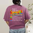 Can I Lick It Periodic Table Chemistry Teachers Women's Comfort Colors T-Shirt Back Print Berry Can I Lick It Periodic Table Chemistry Teachers Women's Comfort Colors T-Shirt Back Print Berry