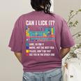 Can I Lick It Periodic Table Of Elements Science Teacher Women's Comfort Colors T-Shirt Back Print Berry Can I Lick It Periodic Table Of Elements Science Teacher Women's Comfort Colors T-Shirt Back Print Berry