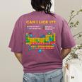 Can I Lick It Periodic Table Science Teacher Student Premium Tri-Blend Women's Comfort Colors T-Shirt Back Print Berry