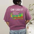 Can I Lick It Periodic Table Science Teacher Student Women's Comfort Colors T-Shirt Back Print Berry Can I Lick It Periodic Table Science Teacher Student Women's Comfort Colors T-Shirt Back Print Berry