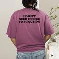 Lie Teacher Coffee Saying Humor School Women's Women's Comfort Colors T-Shirt Back Print Berry Lie Teacher Coffee Saying Humor School Women's Women's Comfort Colors T-Shirt Back Print Berry