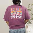 Most Likely To Read Books All Summer Teacher Student Women's Comfort Colors T-Shirt Back Print Berry Most Likely To Read Books All Summer Teacher Student Women's Comfort Colors T-Shirt Back Print Berry