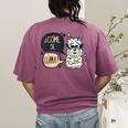 Llama Shirt English Teacher School Student ESL Joke Women's Comfort Colors T-Shirt Back Print Berry