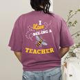 I Love Bee-Ing A Teacher Honey Bee Job Profession Women's Comfort Colors T-Shirt Back Print Berry I Love Bee-Ing A Teacher Honey Bee Job Profession Women's Comfort Colors T-Shirt Back Print Berry