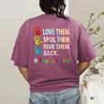 Love Daycare Provider Childcare Teacher Tie Dye Women's Comfort Colors T-Shirt Back Print Berry Love Daycare Provider Childcare Teacher Tie Dye Women's Comfort Colors T-Shirt Back Print Berry