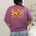 Love First Grade Happy Fall Thanksgiving Women 1st Teacher Women's Comfort Colors T-Shirt Back Print Berry Love First Grade Happy Fall Thanksgiving Women 1st Teacher Women's Comfort Colors T-Shirt Back Print Berry