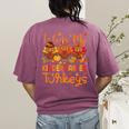 I Love My Kindergarten Turkeys Thanksgiving Teacher Students Women's Comfort Colors T-Shirt Back Print Berry I Love My Kindergarten Turkeys Thanksgiving Teacher Students Women's Comfort Colors T-Shirt Back Print Berry