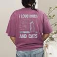 I Love Math And Cats Cat Lover Science Teacher Student Women's Comfort Colors T-Shirt Back Print Berry I Love Math And Cats Cat Lover Science Teacher Student Women's Comfort Colors T-Shirt Back Print Berry