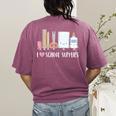 I Love School Supplies Teacher Shirt Women's Comfort Colors T-Shirt Back Print Berry I Love School Supplies Teacher Shirt Women's Comfort Colors T-Shirt Back Print Berry