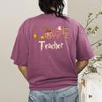 Love Teacher Wizards Back To School Halloween Women's Comfort Colors T-Shirt Back Print Berry