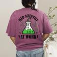 Mad Scientist Science Teacher Halloween Costume Teen Girls Women's Comfort Colors T-Shirt Back Print Berry Mad Scientist Science Teacher Halloween Costume Teen Girls Women's Comfort Colors T-Shirt Back Print Berry