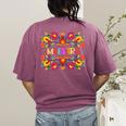Maestra Cinco De Mayo Spanish Mexican Teacher Women's Comfort Colors T-Shirt Back Print Berry Maestra Cinco De Mayo Spanish Mexican Teacher Women's Comfort Colors T-Shirt Back Print Berry
