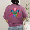 Maestra Proud Spanish Teacher Bilingual Teacher Latina Women's Comfort Colors T-Shirt Back Print Berry Maestra Proud Spanish Teacher Bilingual Teacher Latina Women's Comfort Colors T-Shirt Back Print Berry