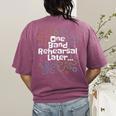 Marching Band Director Music Teacher Women's Comfort Colors T-Shirt Back Print Berry Marching Band Director Music Teacher Women's Comfort Colors T-Shirt Back Print Berry