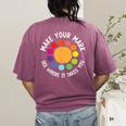 Make Your Mark For a International Dot Day Teacher Dot Lover Women's Comfort Colors T-Shirt Back Print Berry Make Your Mark For a International Dot Day Teacher Dot Lover Women's Comfort Colors T-Shirt Back Print Berry