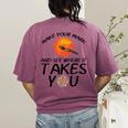 Make Mark Paintbrush International Dot Day Art Teacher Women's Comfort Colors T-Shirt Back Print Berry Make Mark Paintbrush International Dot Day Art Teacher Women's Comfort Colors T-Shirt Back Print Berry